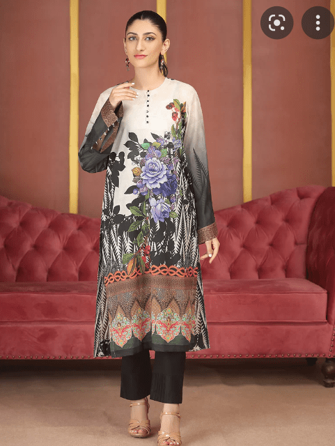 Lawn Digital Printed Kurti & Kurti Summer Collection 2022 (82)