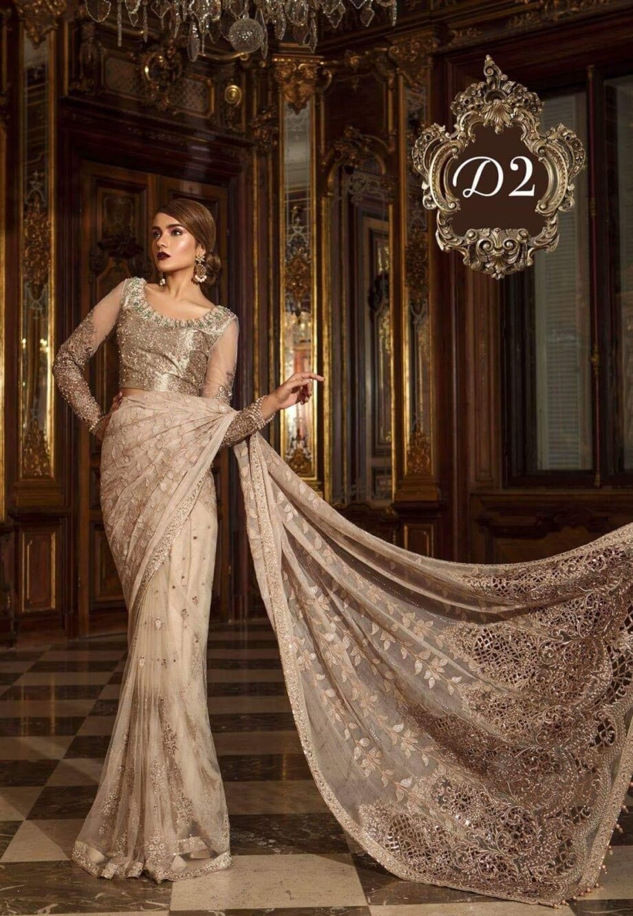 MARIA B Wedding Collection saree