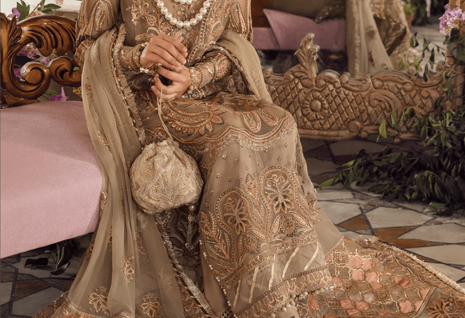 Party Wear Embroidered Long Dress Latest Collection 2025