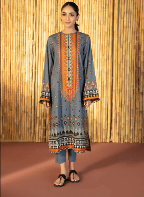 Lawn Printed Stiched Kurti Latest Summer Collection 2022 (V41)