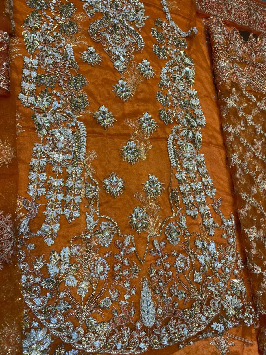 Party Wear Hand Work Stitched Embroidered Shalwar Kameez