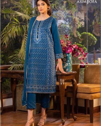 Asim Jofa ajpe-07 Stitched Embroidered Suit